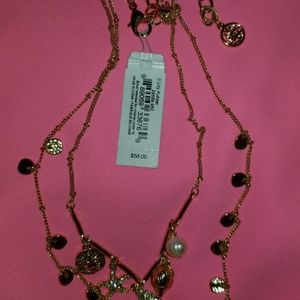 Lilly Pulitzer Jewelry - Lilly Pulitzer double gold charm chain necklace Lilly Pulitzer Jewelry - Lilly Pulitzer double gold charm chain necklace